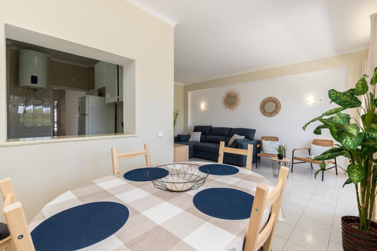 Carteia Superb Front Beach Flat Sea View Balcony Quarteira Exterior photo